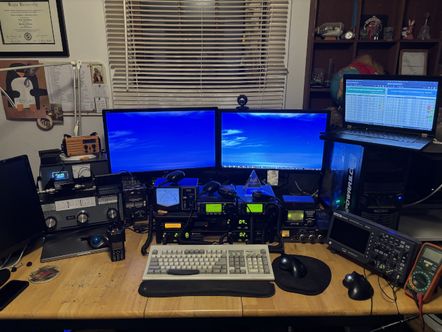The radios 
inside